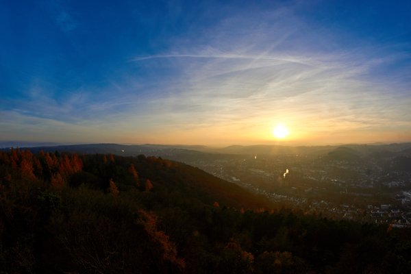 Marburg (DE), Spiegelslustturm, Aussicht -- 2014 -- 7903