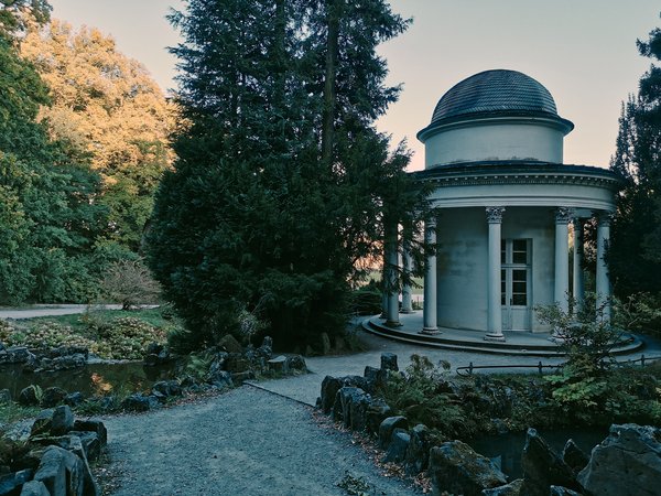 Kassel (DE), Bergpark Wilhelmshöhe, Jussow-Tempel -- 2020 -- 180121