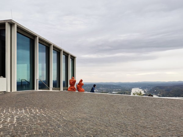 Königswinter (DE), Drachenfels, Blick nach Süden -- 2020 -- 161118