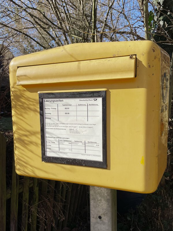 Lützerath (DE), Briefkasten -- 2021 -- 3144