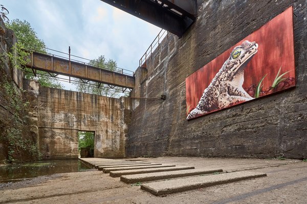 Duisburg (DE), Landschaftspark Nord, Outdoor-Galerie -- 2022 -- 0133