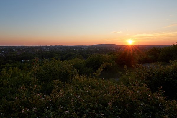 Bottrop (DE), Halde Beckstraße, Blick nach Westen -- 2022 -- 0304