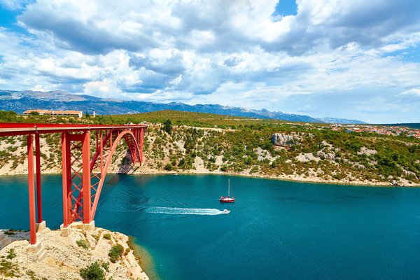 Zadar (HR), Maslenica-Brücke -- 2022 -- 0016
