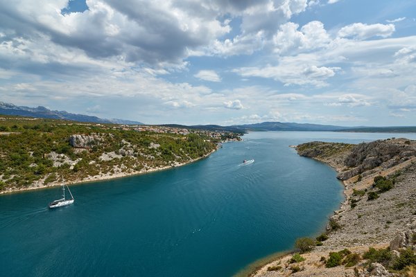 Zadar (HR), Meerenge von Maslenica -- 2022 -- 0024