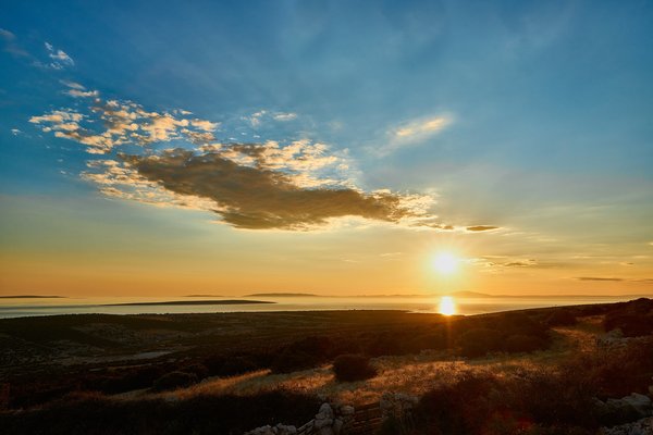 Pag (HR), Sonnenuntergang -- 2022 -- 0116