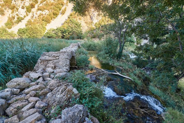 Zadar (HR), Krupa-Canyon, Kudin-Brücke -- 2022 -- 0098