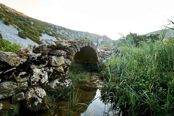 Zadar (HR), Krupa-Canyon, Kudin-Brücke -- 2022 -- 0124