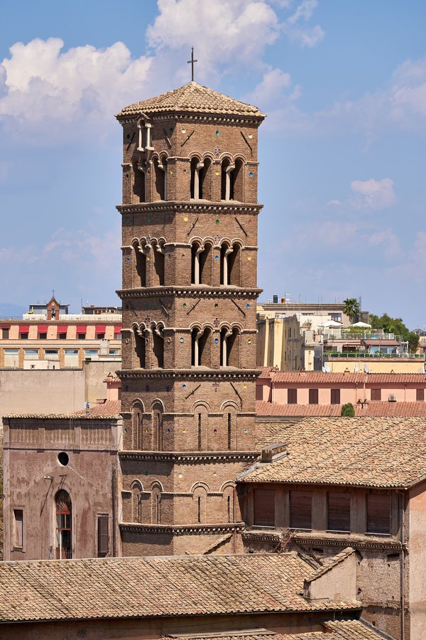 Rom (IT), Forum Romanum, Kirche "Santa Francesca Romana" -- 2024 -- 0058