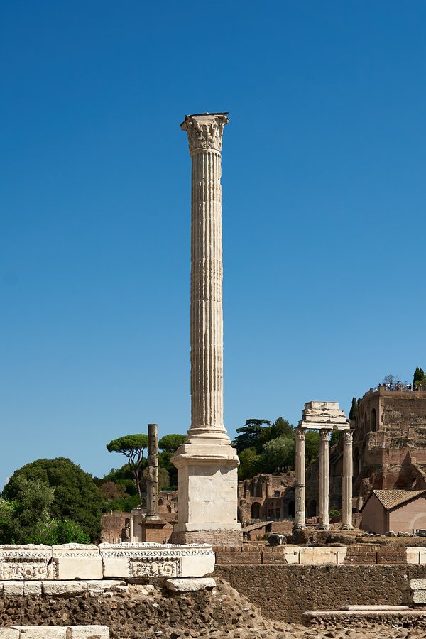 Rom (IT), Forum Romanum, Phokas-Säule -- 2024 -- 0420